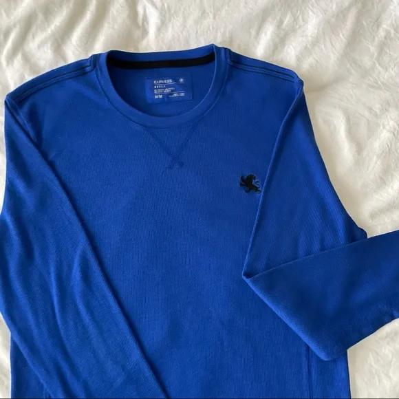 Blue Express Men’s Long Sleeve - Picture 2 of 5